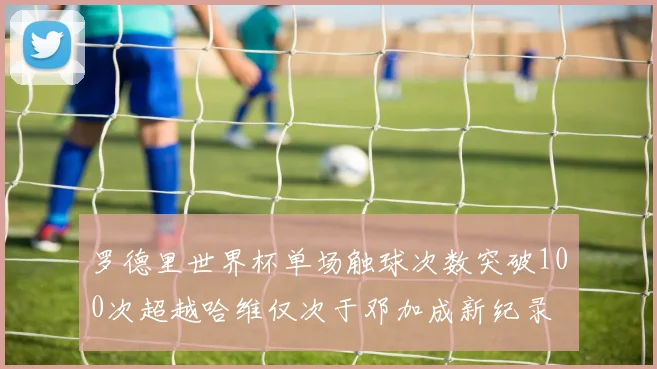 罗德里世界杯单场触球次数突破100次超越哈维仅次于邓加成新纪录